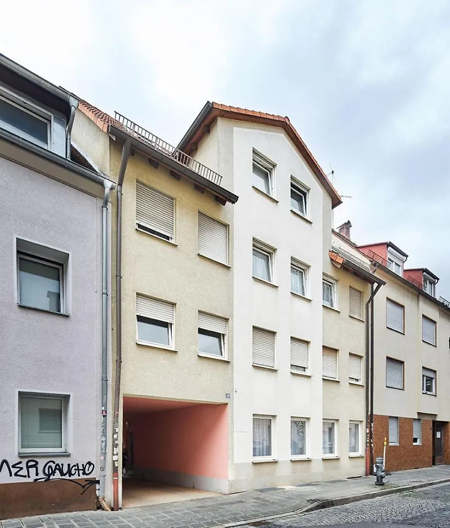 N01 Apartment Im Kuenstlerviertel - Naehe Innenstadt Und Ubahn, 2 Zimmer, 3 Einzelbetten Und Ein Doppelbett Nuremberg 0*,